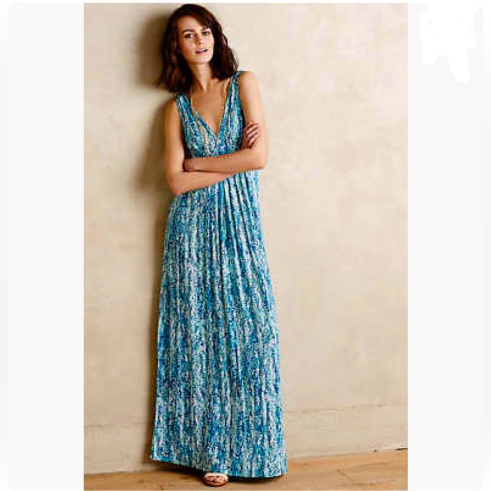 Anthropologie TART Adrianna Maxi Dress Size L NWT